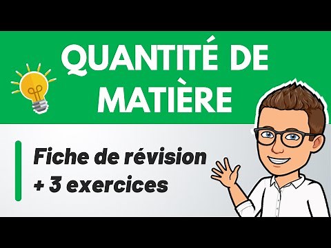 Calculer une QUANTITÉ DE MATIÈRE ✅ 1ère | Terminale spé | Chimie