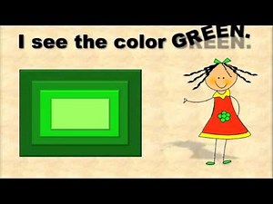 A Color Green Song / Color Songs for Children