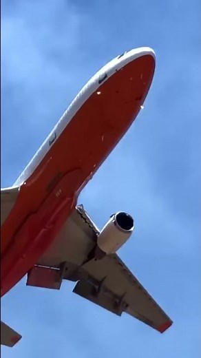 Aerial DC10 Firefighting Drop