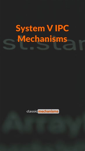 System V IPC has 3 classic mechanisms: - Message Queues: structured messages with type filtering - Semaphores: kernel counters for synchronization - Shared Memory: fastest IPC, processes share the same memory segment Three tools, three different strengths. #linux #software #programming #cybersecurity #system | Command & Code | Facebook