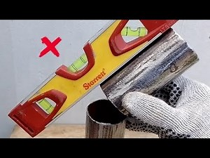 Few welders know the secret to cutting 45-degree round pipes quickly and accurately