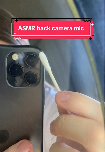 Exploring ASMR Sounds from the Back Camera Mic