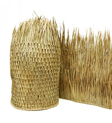 Mexican Palm Thatch Runner Roll 35" H x 60' L