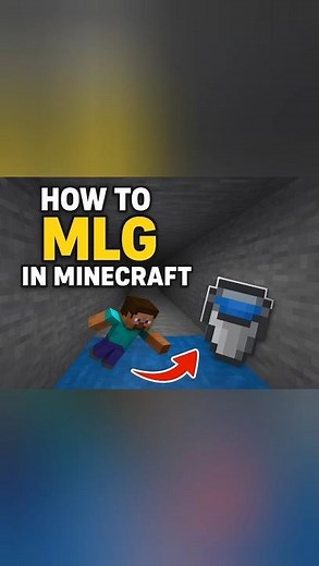 how to do MLG in Minecraft! 🪣✨ and become pro like gamerfleet, senpai spider #mlg #gamerfleet