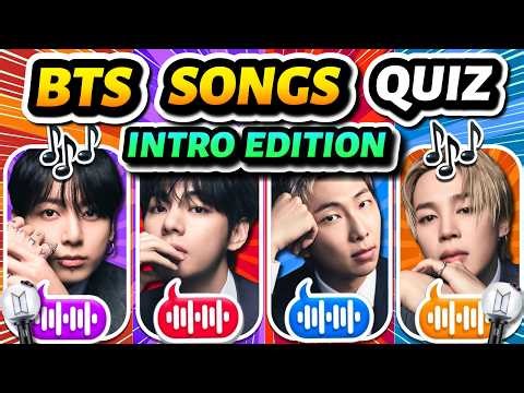 🌟 Guess 50 BTS Songs By The INTRO 🎶 | BTS QUIZ 💜