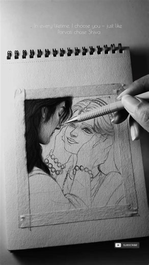 Even the universe paused for their kind of love. #drawing #potrait #art #sketch #selfartist #draw