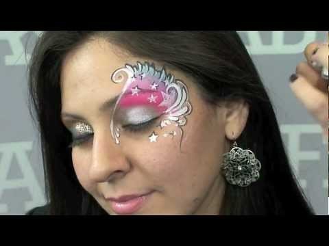 Pink Eyes - A Face Painting Step by Step