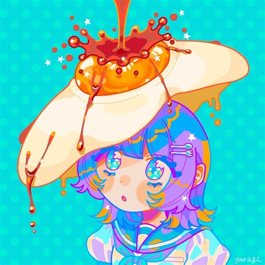 目玉焼きガールリメイク🍳2026 #shorts #イラストメイキング #イラスト #speedpaint #illustration #art #drawing