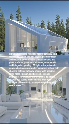 Futuristic House in Nature - AI Generated Music