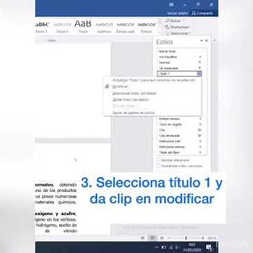 Como hacer un índice en Word