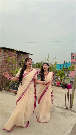 দুই বোনের জুটি ❤️ Sari from : @Shoker Shari - শখের শাড়ী
