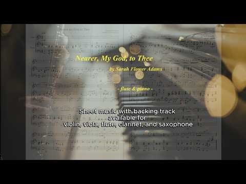 Nearer, My God, to Thee - instrumental cover (flute & piano)