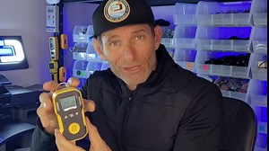 Hydrogen Chloride Gas Detector (HCl) by Forensics | USA NIST Calibration & Certificate | USB Recharge | Sound, Light and Vibration Alarms | 0-50ppm HCl |