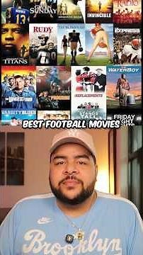 TOP 10 FOOTBALL MOVIES IN 90 SECS! 🏈 #movies #football #nfl