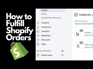 HOW TO FULFILL + PROCESS + SHIP ORDERS ON SHOPIFY