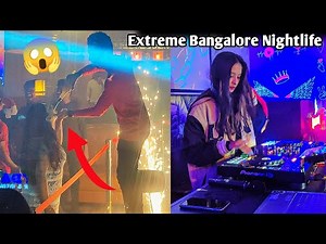 Nightlife in Bangalore MG Road 😱 Lady DJ Playing Music Koramangala nightlife - Dablulifestyle