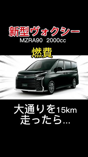 新型ヴォクシーの燃費！#somamotors #燃費王 #燃費 @燃費王 #ヴォクシー#ヴォクシー90系 #voxy#新型ヴォクシー#