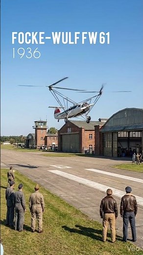 First Real Helicopter 🚁🇩🇪 #automobile #history #aviationhistory #industrialarchive #science #facts