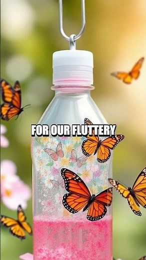 How to Make a Colorful Butterfly Feeder
