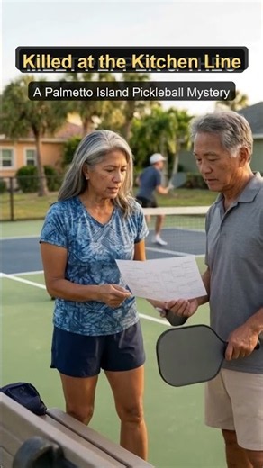 Meet Pepper and Theo | A Pickleball Cozy Mystery #Shorts