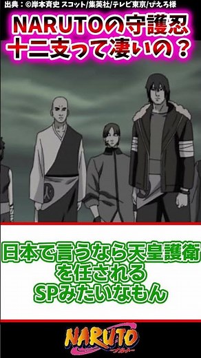 NARUTOの守護忍十二支って凄いの？【ナルトの反応集】 #NARUTO #narutoshippuden #ナルト #週刊少年ジャンプ