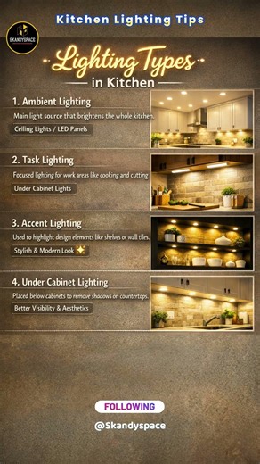 💡 5 Smart Kitchen Lighting Ideas You Must Try! | Interior tips for kitchen lights | kitchen lights