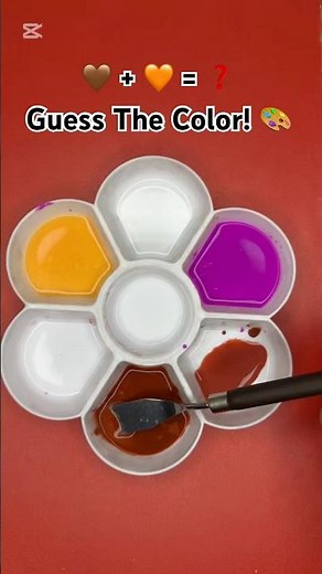 Brown + Orange Paint Mixing | What Color Will It Make? 🎨🤎🧡