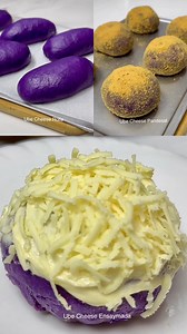 Ube Cheese Bread in 3 ways using one dough recipe| Ube Cheese Pandesal | Ube Cheese Rolls | Ube Cheese Ensaymada #multipurpose Ube🍠 (Purple Yum) Dough. #pinoybread Watch full recipe video on Facebook-link in my comment section. Yeast Mode | Yeast Mode