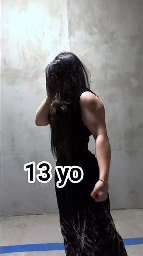 Muscle girl flex super biceps