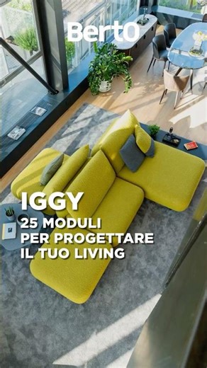 Divano IGGY: 25 moduli per progettare il tuo Living