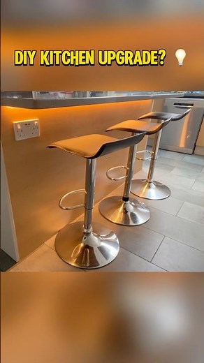 How Easy Is It to Install an LED Strip Light Yourself? | DIY Under Cabinet LED Lighting #shorts