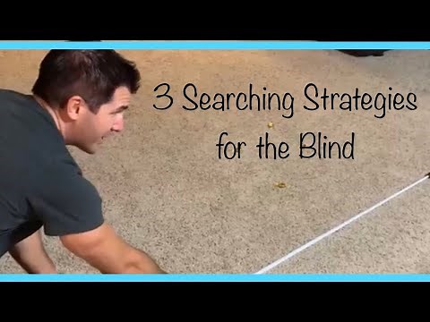 3 Searching Strategies to Help Blind People Find Lost Items