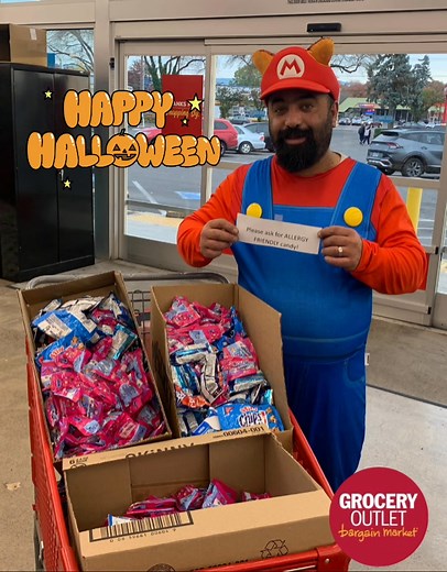 Happy Halloween! 🎃 Come stop by for some candy today🍭 | Grocery Outlet