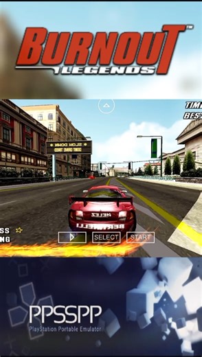 Burnout Legends Ppsspp Android #pspgames #shorts #burnout