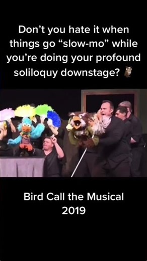 Here we go now! #birdcallradio #birdcall #tapdance #musical #puppetry