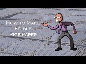 How to Make Edible Rice Paper (STEM education activity)