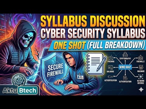 AKTU Cyber Security Syllabus Discussion | BCC301 BCC401 | B.Tech 2nd Year Full Course Details 2026