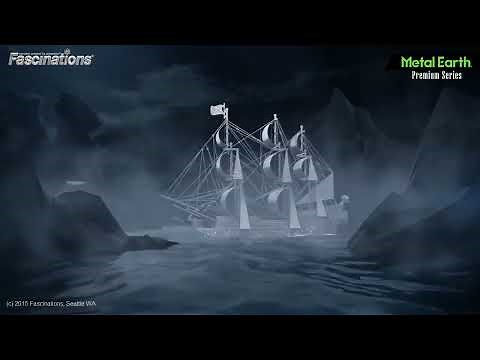 Metal Earth Premium Series Black Pearl 3D Metal Model Kit