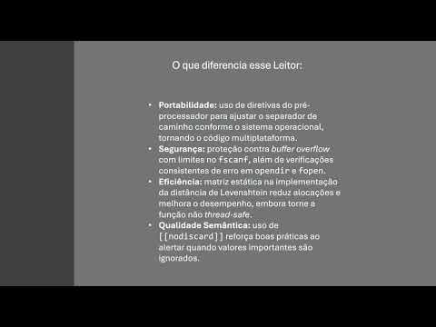 Leitor de PDF em C: Varredura, Extração e Análise de Documentos no Sistema de Arquivos