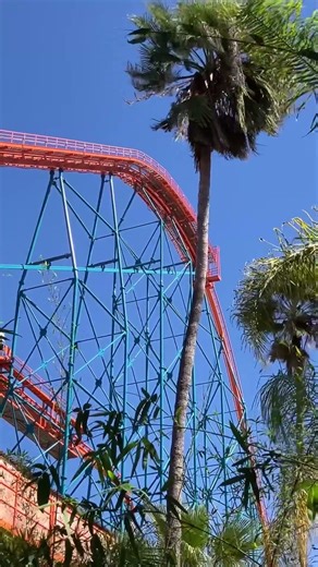 Off-ride Goliath at Six Flags Magic Mountain #rollercoaster #sixflagsmagicmountain #sixflags #ride