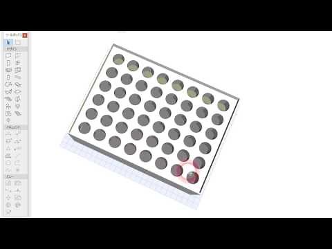 ArchiCAD スラブに規則的な穴を開ける / putting holes into a slab repeatedly