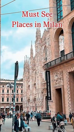 Must See Places in Milan 🇮🇹 #milan #italy #travel #shorts