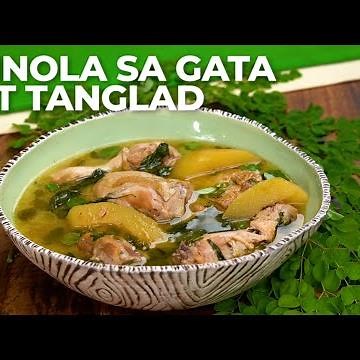 Tinola sa Gata at Tanglad