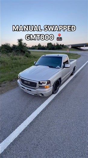 MANUAL SWAPPED NBS GMC SIERRA🕹️ #automobile #lsx #corvette #ls #gmc #chevrolet #lsa #cammed #nbs
