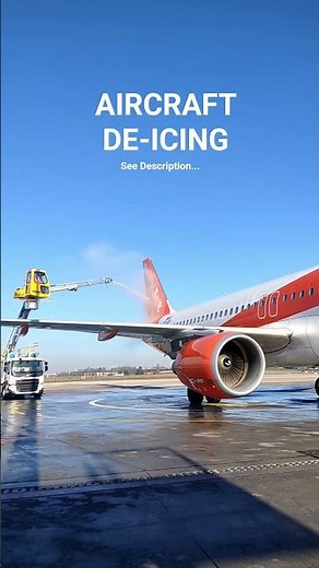 Aircraft De-icing | aviation safety #pilot