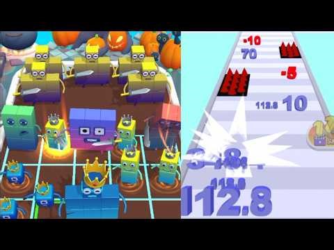 Halloween Merge Number Cube vs Number Merge Run