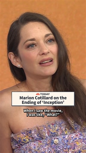 9.5K views · 45 reactions | Marion Cotillard shares her thoughts on the ending of “Inception” — and how her son reacted the first time he saw the 2010 Christopher Nolan film. | Today Show | Facebook