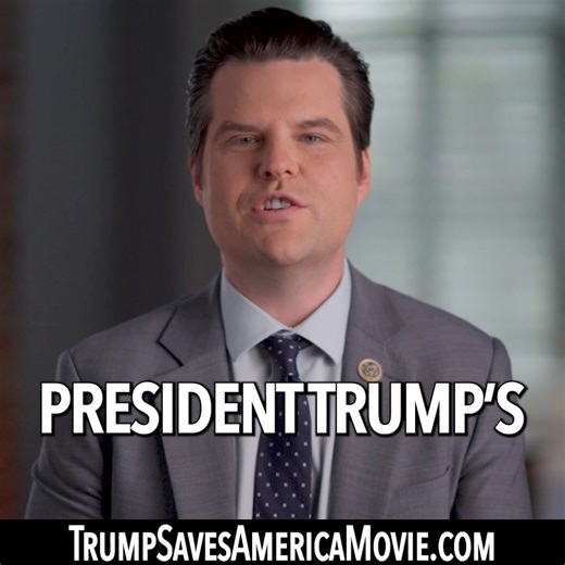 Rep. Matt Gaetz: Learn about the players and get the inside insight by watching this film. 🎥 President Trump has called our film a “MUST SEE FILM” for the 2024 cycle. Watch it now >> www.TrumpSavesAmericaMovie.com | Citizens United