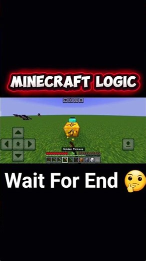 Minecraft Logic 🤨 #crazyteam #shorts #shortsfeed #minecraft