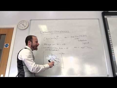 Practising drawing complex ions from www.ChemistryTuition.Net